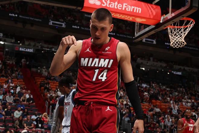 热火最多领先26分双杀奇才，阿德巴约222次两双荣登队史两双王