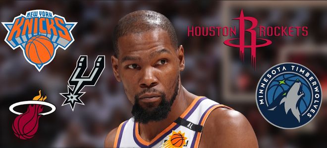 杜兰特或签2年1.24亿！太阳与阵营商讨交易方案，多队询价加速推进