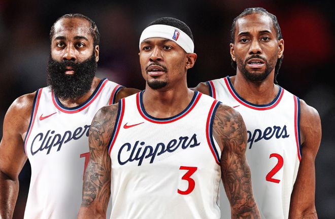 快船签约比尔获B+评级：两大特质完美适配，哈登下场他领衔替补阵容