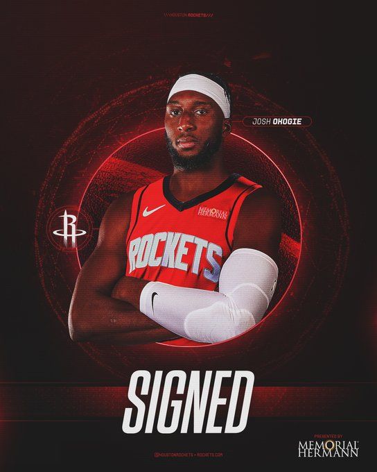 火箭官宣签下奥科吉！10人臂展超2米13，杜兰特领衔新阵容冲击冠军