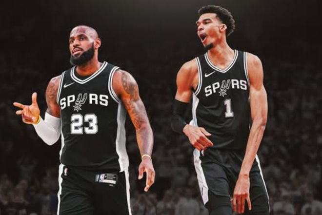 詹姆斯联手文班亚马